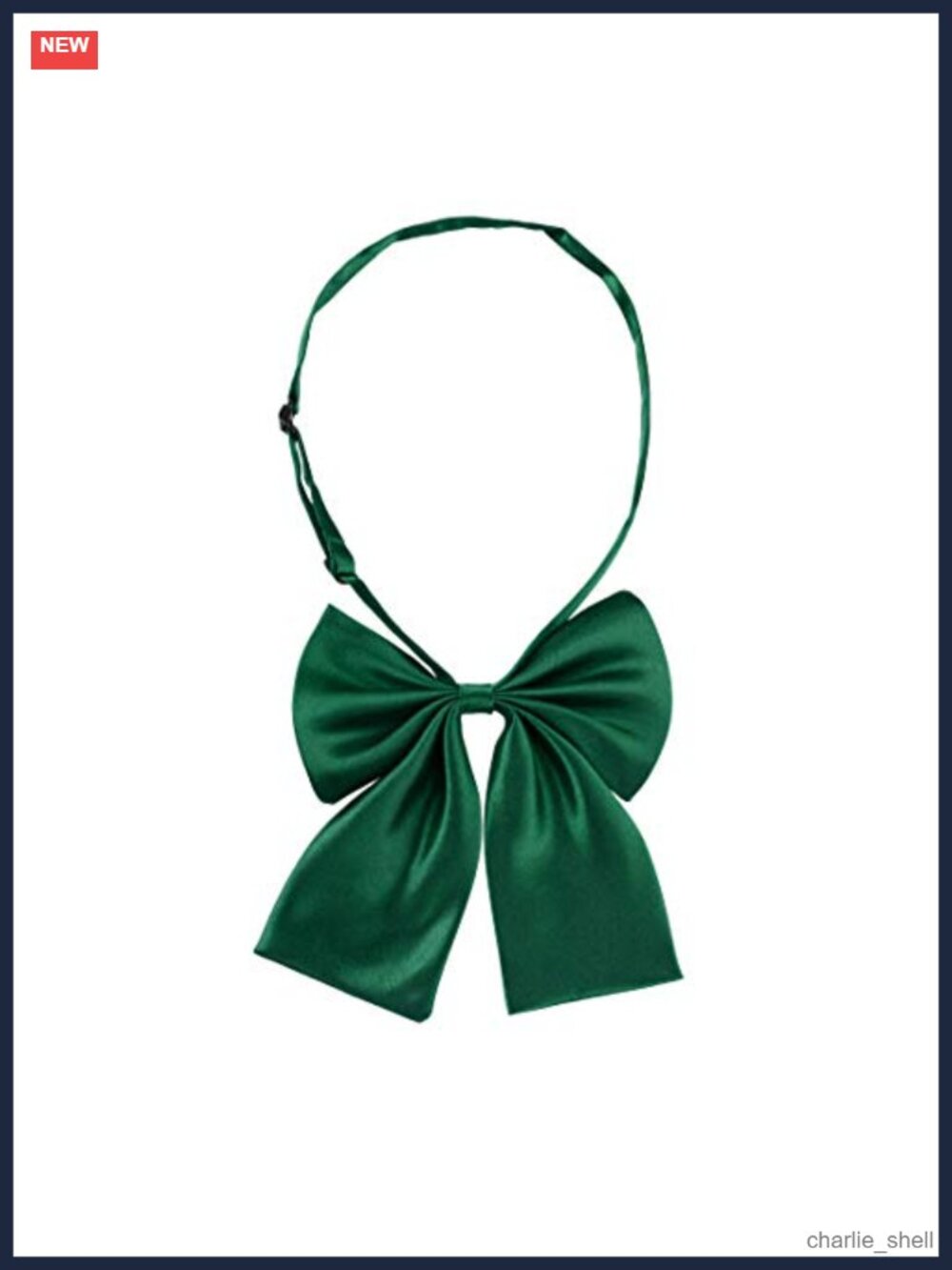 Pre-Tied Bowknot Bow Tie Adjustable Solid Color Polyester